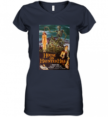 Vintage Movie Poster Women's V-Neck T-Shirt Women's V-Neck T-Shirt - Nice-Tshirts4u