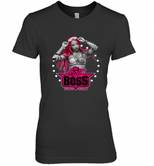 WWE Sasha Banks Pink Hair with Logo Women's Premium T-Shirt Women's Premium T-Shirt - Nice-Tshirts4u