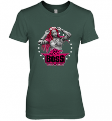 WWE Sasha Banks Pink Hair with Logo Women's Premium T-Shirt Women's Premium T-Shirt - Nice-Tshirts4u
