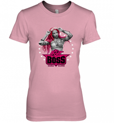 WWE Sasha Banks Pink Hair with Logo Women's Premium T-Shirt Women's Premium T-Shirt - Nice-Tshirts4u