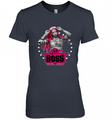 WWE Sasha Banks Pink Hair with Logo Women's Premium T-Shirt Women's Premium T-Shirt - Nice-Tshirts4u