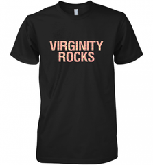 Virginity Pink Leopard print Rocks Cool Trendy Animal Print Men's Premium T-Shirt Men's Premium T-Shirt - Nice-Tshirts4u