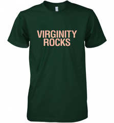 Virginity Pink Leopard print Rocks Cool Trendy Animal Print Men's Premium T-Shirt Men's Premium T-Shirt - Nice-Tshirts4u