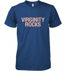 Virginity Pink Leopard print Rocks Cool Trendy Animal Print Men's Premium T-Shirt Men's Premium T-Shirt - Nice-Tshirts4u