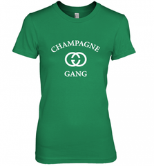 Womens Champagne Gang  Gift Mom, Womens, Girlfriend Funny Mother's Women's Premium T-Shirt Women's Premium T-Shirt - Nice-Tshirts4u