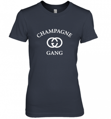Womens Champagne Gang  Gift Mom, Womens, Girlfriend Funny Mother's Women's Premium T-Shirt Women's Premium T-Shirt - Nice-Tshirts4u
