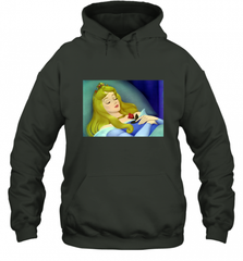Disney Sleeping Beauty Aurora Sleeping Hooded Sweatshirt Hooded Sweatshirt - Nice-Tshirts4u