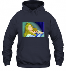 Disney Sleeping Beauty Aurora Sleeping Hooded Sweatshirt Hooded Sweatshirt - Nice-Tshirts4u