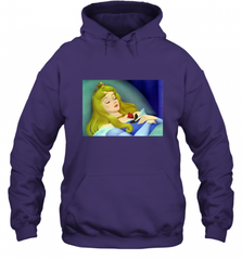 Disney Sleeping Beauty Aurora Sleeping Hooded Sweatshirt Hooded Sweatshirt - Nice-Tshirts4u
