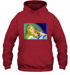 Disney Sleeping Beauty Aurora Sleeping Hooded Sweatshirt Hooded Sweatshirt - Nice-Tshirts4u