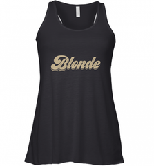 Blonde Hair Color Retro Babe Women's Racerback Tank Women's Racerback Tank - Nice-Tshirts4u