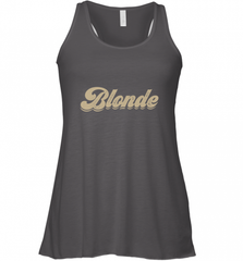 Blonde Hair Color Retro Babe Women's Racerback Tank Women's Racerback Tank - Nice-Tshirts4u