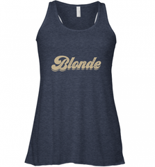 Blonde Hair Color Retro Babe Women's Racerback Tank Women's Racerback Tank - Nice-Tshirts4u