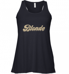 Blonde Hair Color Retro Babe Women's Racerback Tank Women's Racerback Tank - Nice-Tshirts4u