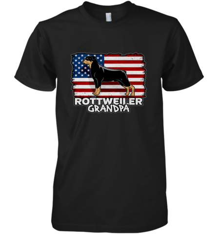 Mens Rottweiler Grandpa Men's Premium T-Shirt Men's Premium T-Shirt / Black / XS Men's Premium T-Shirt - Nice-Tshirts4u