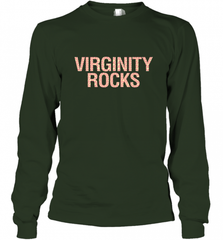 Virginity Pink Leopard print Rocks Cool Trendy Animal Print Long Sleeve T-Shirt Long Sleeve T-Shirt - Nice-Tshirts4u