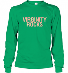 Virginity Pink Leopard print Rocks Cool Trendy Animal Print Long Sleeve T-Shirt Long Sleeve T-Shirt - Nice-Tshirts4u