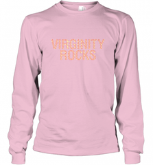 Virginity Pink Leopard print Rocks Cool Trendy Animal Print Long Sleeve T-Shirt Long Sleeve T-Shirt - Nice-Tshirts4u