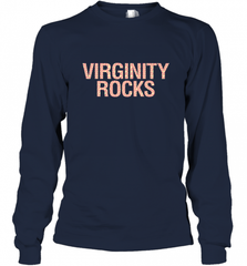 Virginity Pink Leopard print Rocks Cool Trendy Animal Print Long Sleeve T-Shirt Long Sleeve T-Shirt - Nice-Tshirts4u