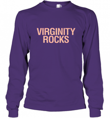 Virginity Pink Leopard print Rocks Cool Trendy Animal Print Long Sleeve T-Shirt Long Sleeve T-Shirt - Nice-Tshirts4u