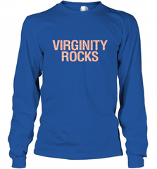 Virginity Pink Leopard print Rocks Cool Trendy Animal Print Long Sleeve T-Shirt Long Sleeve T-Shirt - Nice-Tshirts4u