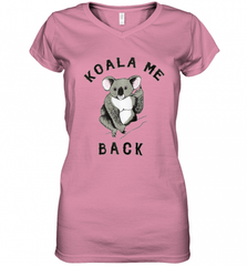 Koala me Back Tee. Cute Morningstar Shirt, Lucifer and Ella Women's V-Neck T-Shirt Women's V-Neck T-Shirt - Nice-Tshirts4u