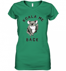 Koala me Back Tee. Cute Morningstar Shirt, Lucifer and Ella Women's V-Neck T-Shirt Women's V-Neck T-Shirt - Nice-Tshirts4u