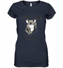 Koala me Back Tee. Cute Morningstar Shirt, Lucifer and Ella Women's V-Neck T-Shirt Women's V-Neck T-Shirt - Nice-Tshirts4u