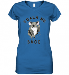 Koala me Back Tee. Cute Morningstar Shirt, Lucifer and Ella Women's V-Neck T-Shirt Women's V-Neck T-Shirt - Nice-Tshirts4u