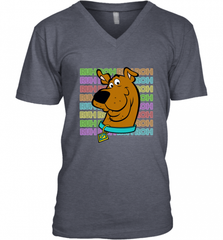 Kids Scooby Doo Ruh Roh Neon Text Stack Men's V-Neck Men's V-Neck - Nice-Tshirts4u