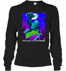 Vintage Water Lagoon Creature  Classic Horror Movie Tee Long Sleeve T-Shirt Long Sleeve T-Shirt - Nice-Tshirts4u