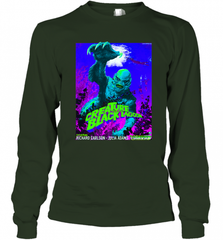 Vintage Water Lagoon Creature  Classic Horror Movie Tee Long Sleeve T-Shirt Long Sleeve T-Shirt - Nice-Tshirts4u