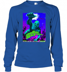 Vintage Water Lagoon Creature  Classic Horror Movie Tee Long Sleeve T-Shirt Long Sleeve T-Shirt - Nice-Tshirts4u