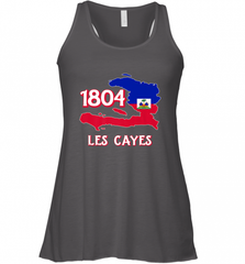 Nice Haitian Flag Day Shirt _ Les Cayes Haiti Map 1804 Women's Racerback Tank Women's Racerback Tank - Nice-Tshirts4u