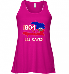 Nice Haitian Flag Day Shirt _ Les Cayes Haiti Map 1804 Women's Racerback Tank Women's Racerback Tank - Nice-Tshirts4u