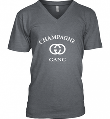 Womens Champagne Gang  Gift Mom, Womens, Girlfriend Funny Mother's Men's V-Neck Men's V-Neck - Nice-Tshirts4u