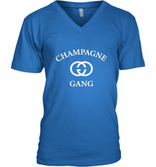 Womens Champagne Gang  Gift Mom, Womens, Girlfriend Funny Mother's Men's V-Neck Men's V-Neck - Nice-Tshirts4u