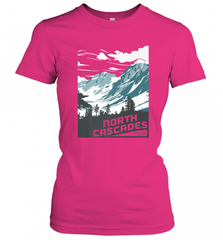North Cascades National Park Washington Vintage Gift Women's T-Shirt Women's T-Shirt - Nice-Tshirts4u