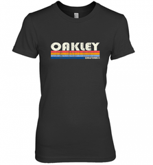 Vintage 70s 80s Style Oakley CA Women's Premium T-Shirt Women's Premium T-Shirt - Nice-Tshirts4u