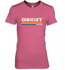 Vintage 70s 80s Style Oakley CA Women's Premium T-Shirt Women's Premium T-Shirt - Nice-Tshirts4u