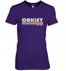 Vintage 70s 80s Style Oakley CA Women's Premium T-Shirt Women's Premium T-Shirt - Nice-Tshirts4u
