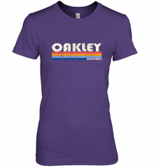 Vintage 70s 80s Style Oakley CA Women's Premium T-Shirt Women's Premium T-Shirt - Nice-Tshirts4u