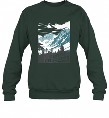 North Cascades National Park Washington Vintage Gift Crewneck Sweatshirt Crewneck Sweatshirt - Nice-Tshirts4u