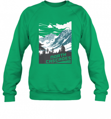 North Cascades National Park Washington Vintage Gift Crewneck Sweatshirt Crewneck Sweatshirt - Nice-Tshirts4u