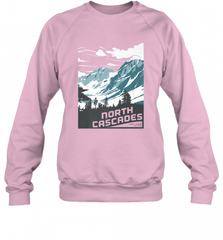 North Cascades National Park Washington Vintage Gift Crewneck Sweatshirt Crewneck Sweatshirt - Nice-Tshirts4u
