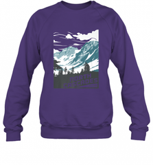 North Cascades National Park Washington Vintage Gift Crewneck Sweatshirt Crewneck Sweatshirt - Nice-Tshirts4u