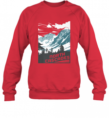 North Cascades National Park Washington Vintage Gift Crewneck Sweatshirt Crewneck Sweatshirt - Nice-Tshirts4u