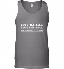 Let's Eat Kids Punctuation Saves Lives Grammar Outfit Gift Men's Tank Top Men's Tank Top - Nice-Tshirts4u
