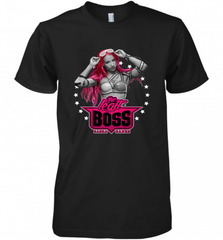 WWE Sasha Banks Pink Hair with Logo Men's Premium T-Shirt Men's Premium T-Shirt - Nice-Tshirts4u
