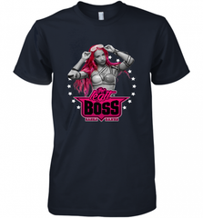 WWE Sasha Banks Pink Hair with Logo Men's Premium T-Shirt Men's Premium T-Shirt - Nice-Tshirts4u